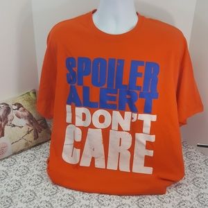 Spoiler Alert Orange T Novelty T Shirt 2XL